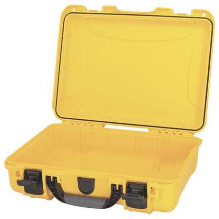 NANUK CASES Yellow Protective Case, 14.3"L x 11.1"W x 4.7"D 910-0004