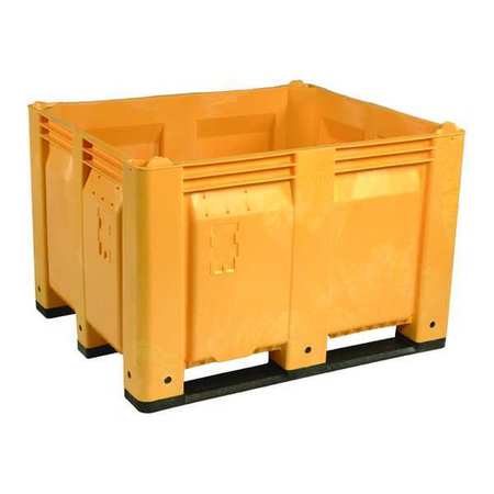 DECADE PRODUCTS Yellow Bulk Container, Plastic, 25.4 cu ft Volume Capacity M011000-101