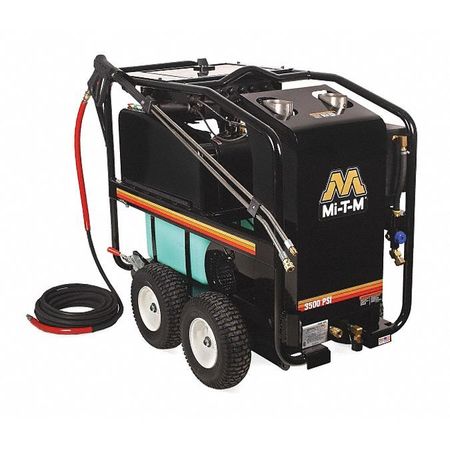 MI-T-M Heavy Duty 3500 psi 3.3 gpm Hot Water Electric Pressure Washer HSE-3504-0M10