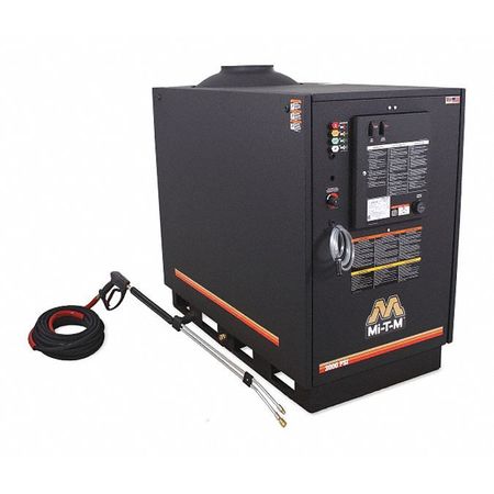 MI-T-M Medium Duty 3000 psi 3.9 gpm Hot Water Gas Pressure Washer HG-3004-3460