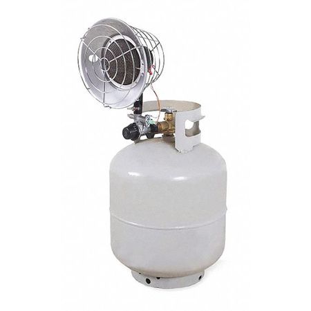 MI-T-M Propane Tank-Top Radiant, Heaters, Liquid Propane, 7.4" Wx 8.4" L MH-0015-IM10