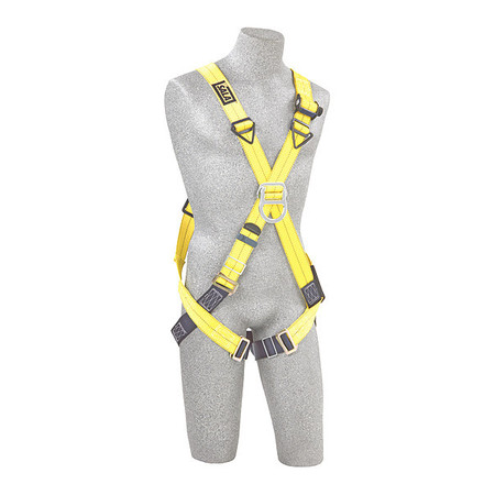 3M DBI-SALA Full Body Harness, Crossover Style, Repel(TM) Polyester 1101855