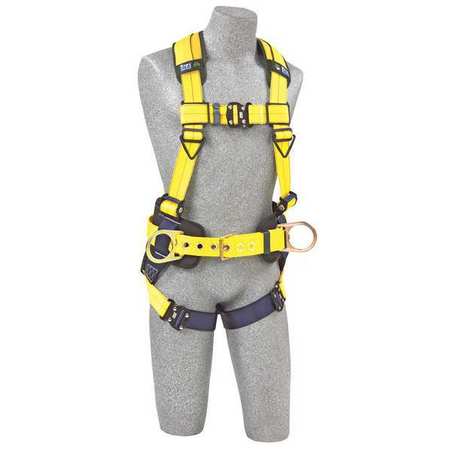 3M DBI-SALA Full Body Harness, L, Repel(TM) Polyester 1110577