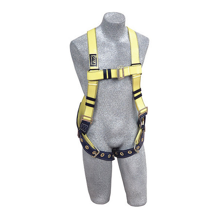 3M DBI-SALA Full Body Harness, 3XL, Polyurethane Coated Polyester 1110989