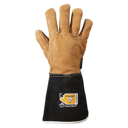ENDURA Gloves, Oilbloc Grain, Goatskin, XL, PR 399OBGKG5XL