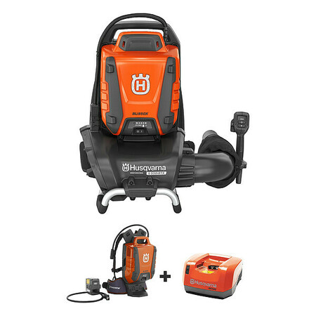 HUSQVARNA Professional Battery Backpack Blower 550IBTX+BLI950X+QC500