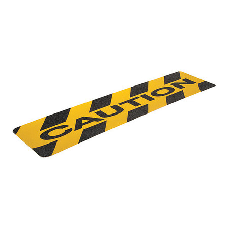 GATOR GRIP Tape, Caution, Cleats, 6"x24", PK10 SG3126CAU