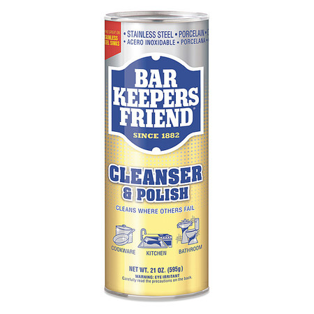 Bar Keepers Friend Powdered Cleanser/Polish, 21 oz. Can, PK12 BKF 11514