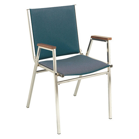 KFI Stacking Chair, Denim Fabric 411CH-1303