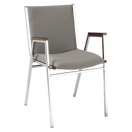 KFI Stacking Chair, Gray Fabric 421CH-1501
