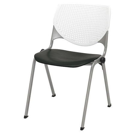 KFI Poly Stack Chair, Black Seat 2300-BP08-SP10