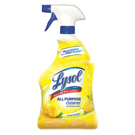 Lysol Cleaners and Detergents, 32 oz. Lemon, 12 PK 19200-75352