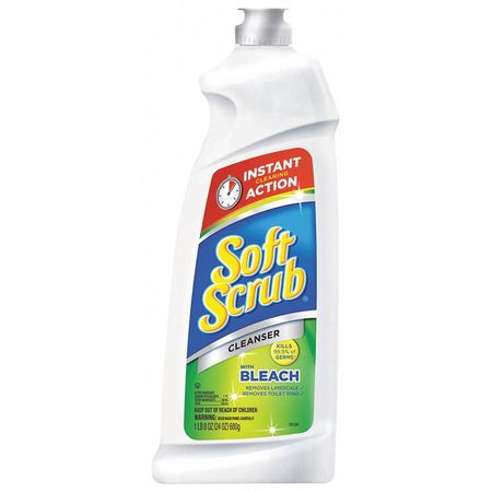 Soft Scrub Antibacterial with Bleach, 24 oz., PK9 DIA 01602