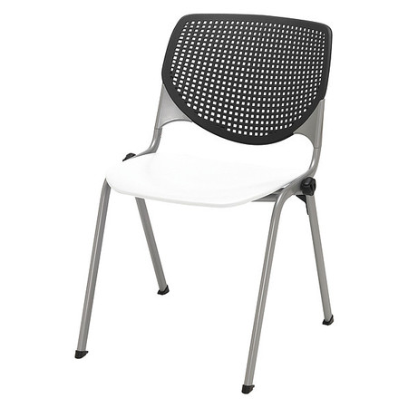 KFI Poly Stack Chair, Black Back 2300-BP10-SP08