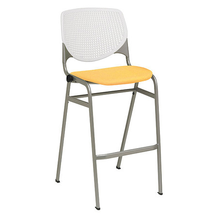 KFI Poly Stack Chair, Perfrtd Bck, Daffdl BR2300-P08-DAFFODIL