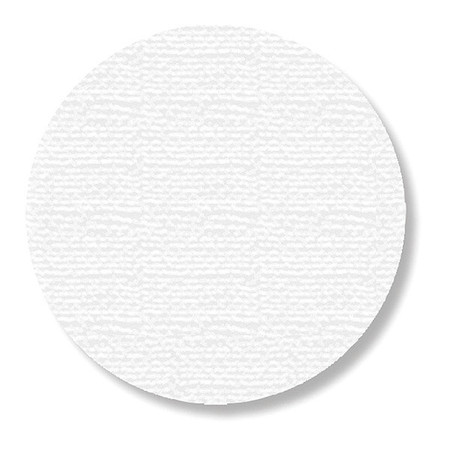 MIGHTY LINE Floor Tape Dot, Solid, White, 3.5", PK102 WDOT