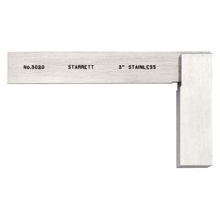 Starrett Precision Steel Square, SS, 3 1/2 x 2 In 3020-3