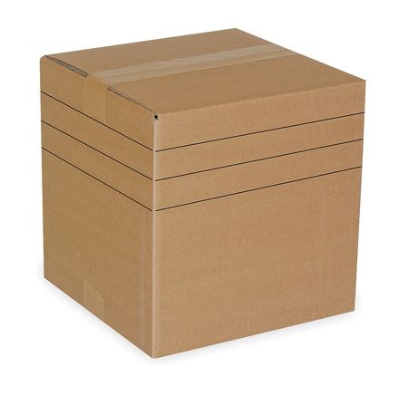 Zoro Select Multidepth Shipping Carton, 10 In. L 3AFT5