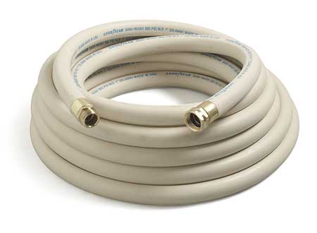 Continental 3/4" ID x 50 ft EPDM Coupled Washdown Hose 300 PSI WT CR075-50MF-G