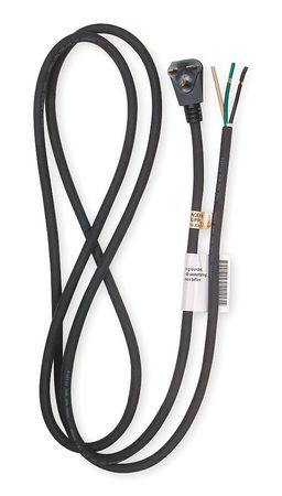 POWER FIRST Power Cord, 6-15P, SJO, 8 ft., Blk, 15A, 14/3 3AY39