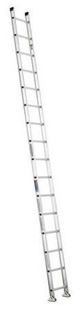 Werner Straight Ladder, Aluminum, 300 lb Load Capacity D1516-1