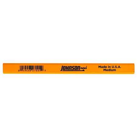 Johnson Level & Tool Pencil, Carpenter, Pk12 CPB-12