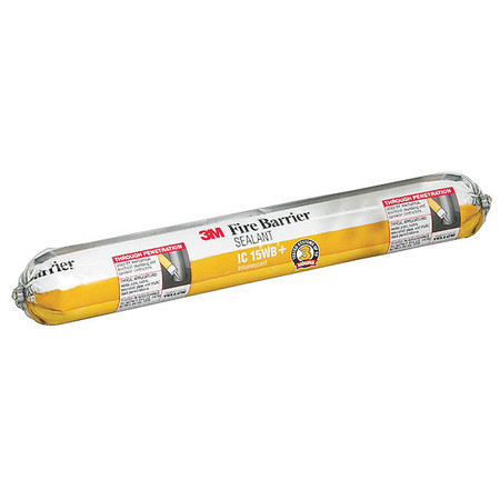 3M Fire Barrier Sealant, 20 oz., Yellow IC-15WB+-20OZ