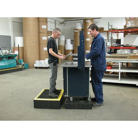 Add-A-Level Work Platform Base, Stackable, Plastic, 2-7/8 In H A9624B