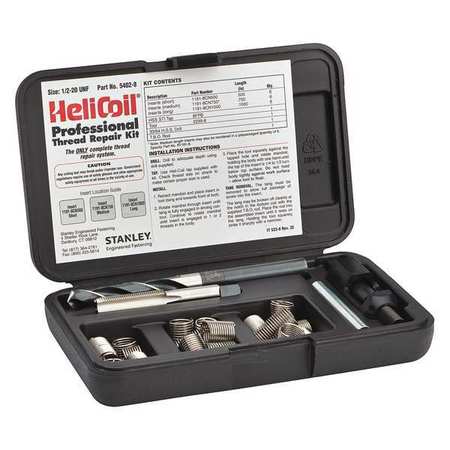 Stanley Engineered Fastening Free-Running Helical Insert Repair Kit, 1/2"-20 5402-8