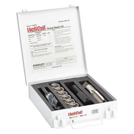 STANLEY ENGINEERED FASTENING Free-Running Helical Insert Repair Kit, 1"-8 5521-16