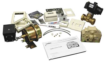 KMC CONTROLS VAV Control Kit, Fan Power+ Hot Water Reheat up to 23k btu KIT-1003