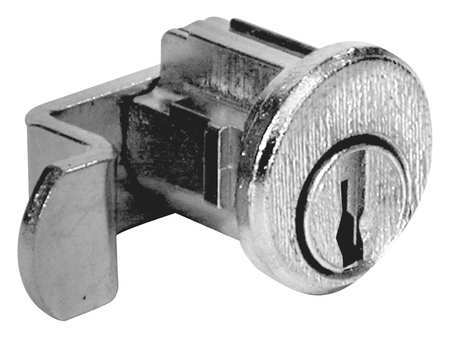 COMPX NATIONAL Pin Tumbler Keyed Cam Lock, Keyed Different, For Material Thickness 7/64 in C8713
