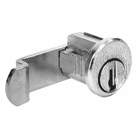 COMPX NATIONAL Pin Tumbler Keyed Cam Lock, Keyed Different, For Material Thickness 1/4 in C8714