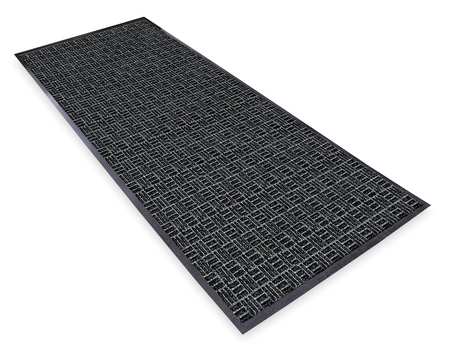 NOTRAX Entrance Mat, Charcoal, 4 ft. W x 6 ft. L 167S0046CH