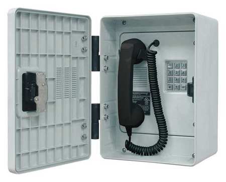 HUBBELL GAI-TRONICS Weatherproof Telephone, Rugged Outdoor 256-001SK