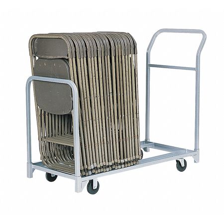 RAYMOND PRODUCTS Folding/Stacked Chair Cart, 300 lb. Load Capacity, Holds 24 Chairs 600