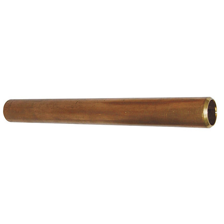 ZORO SELECT 3/4" x 18" MNPT Threaded Red Brass Pipe 464-180