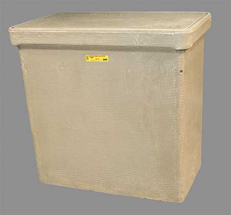 QUAZITE Underground Enclosure Assembly, Electric Cover, 30 in H, 32 1/4 in L, 19 1/4 in W PG1730Z81017