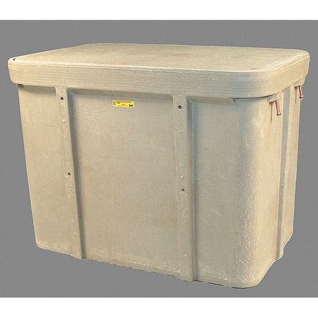 QUAZITE Underground Enclosure Assembly, 36 in H, 49 5/8 in L, 32 1/8 in W, 8,000 lb Load Rating PG3048Z81309