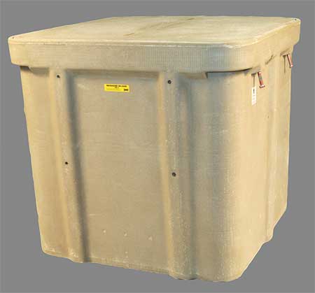 QUAZITE Underground Enclosure Assembly, Electric Cover, 36 in H, 40 in L, 40 in W, 8,000 lb L.R. PG3636Z81317