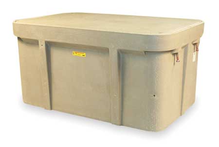 QUAZITE Underground Enclosure Assembly, Electric Cover, 24 in H, 49 5/8 in L, 32 1/8 in W PG3048Z80717