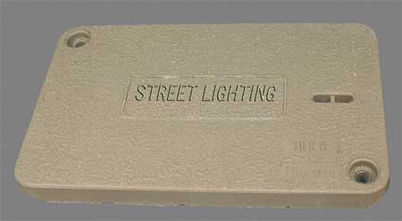 Quazite Underground Enclosure Cover, Street Lighting Cover, 20-1/4 x 13-3/8 Enclosure, 15000 lbs. PG1118HA0041