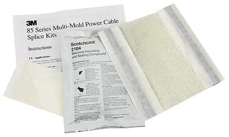 3M Resin Comp Splice Kit, 4 AWG to 250 kcmil 85-16