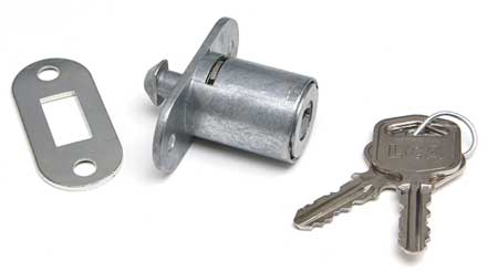 LOCK OF AMERICA Push Lock Keyed Different 3400KD