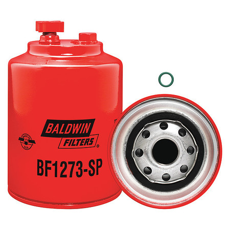 Baldwin Filters Fuel Filter, 6-19/32 x 4-1/4 x 6-19/32 In BF1273-SP
