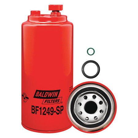 Baldwin Filters Fuel Filter, 8-29/32x3-11/16x8-29/32 In BF1249-SP