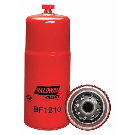 BALDWIN FILTERS Fuel Filter, 11-11/32x4-1/4x11-11/32 In BF1210