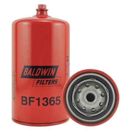 BALDWIN FILTERS Fuel Filter, 7-13/32x3-11/16x7-13/32 In BF1365