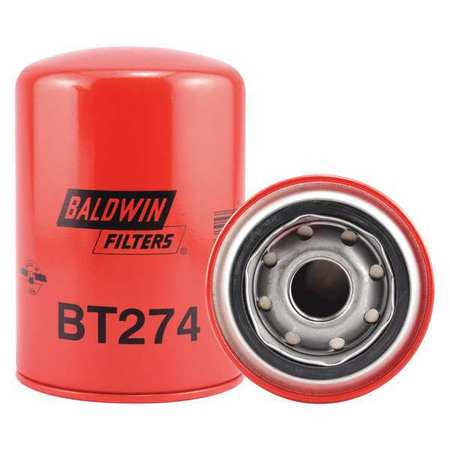 BALDWIN FILTERS Hydraulic Filter, 3-11/16 x 5-3/8 In BT274