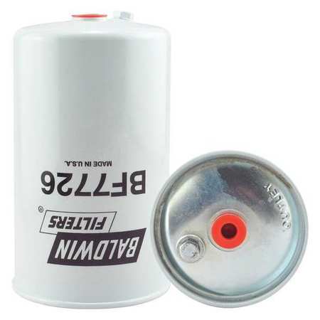BALDWIN FILTERS Fuel Filter, 6-13/32x3-13/16x6-13/32 In BF7726